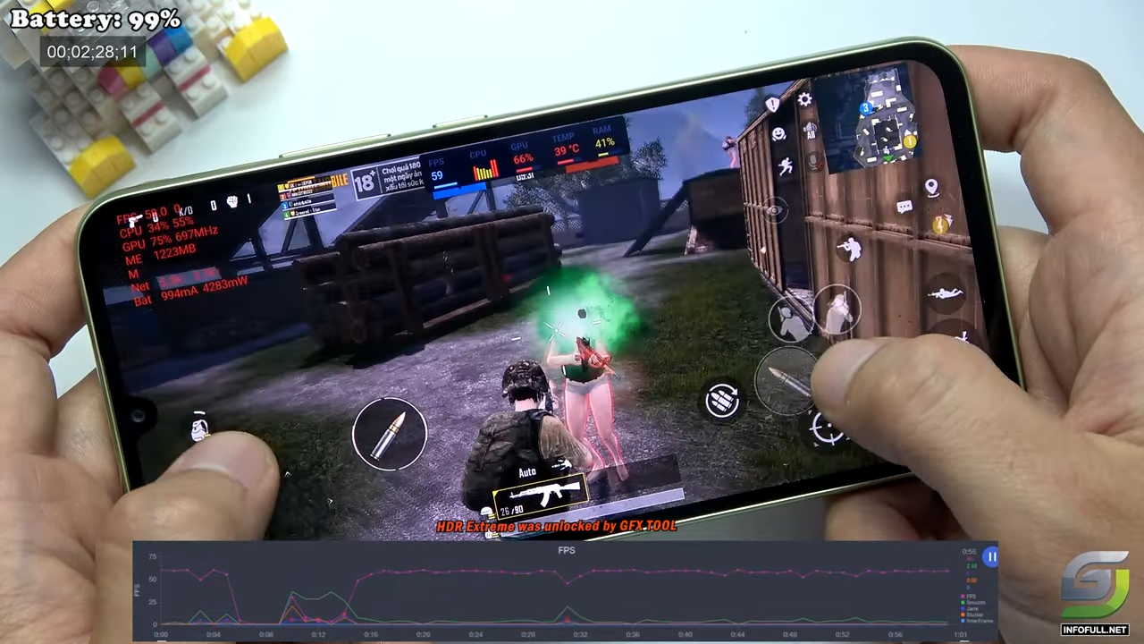 iphone 8 pubg'de kaç fps veriyor
